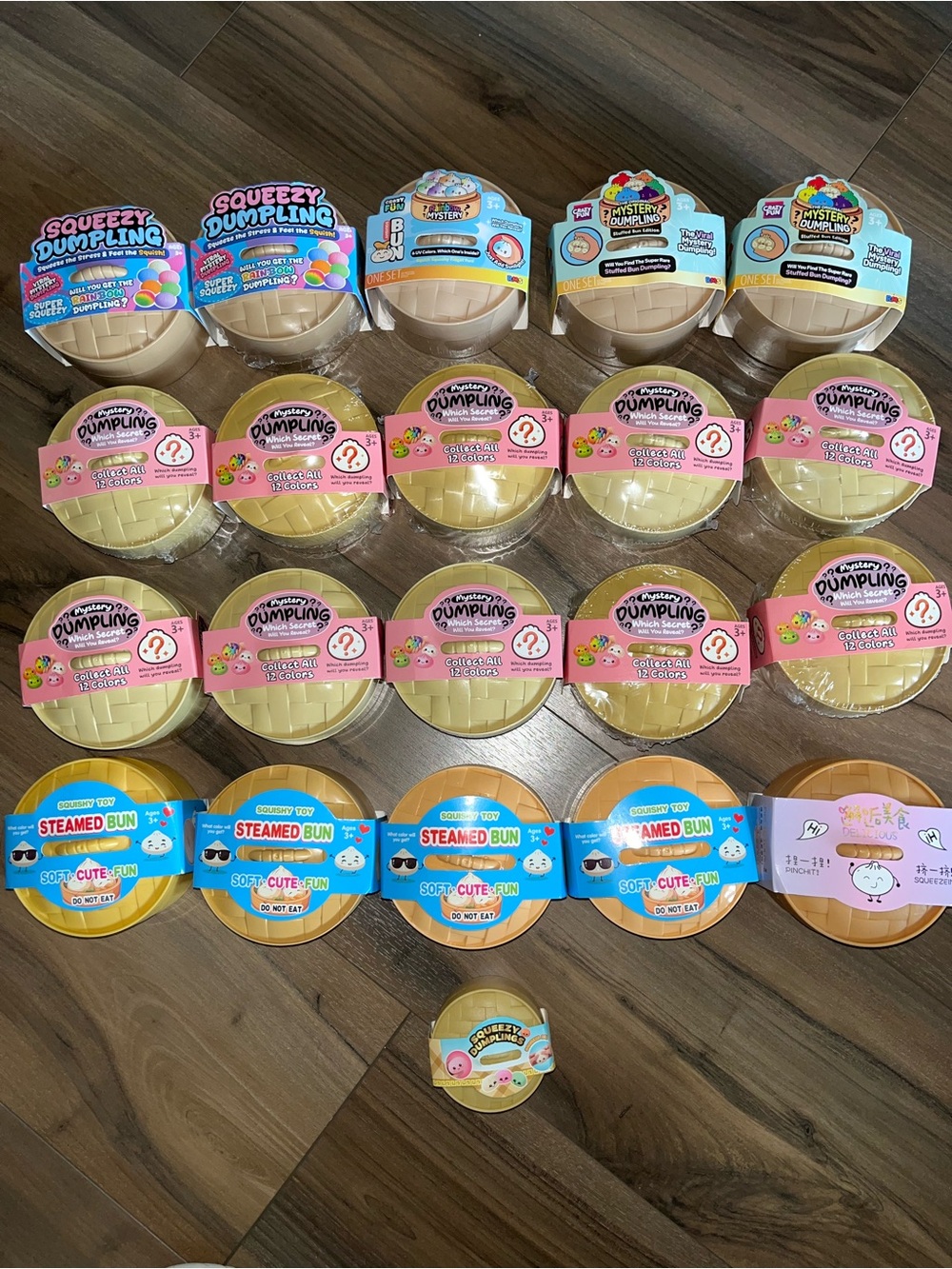 Mystery Squeezy Dumplings & Steamed Buns - Comment for Picks & Prices! NWT